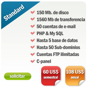 Solicitar plan standard
